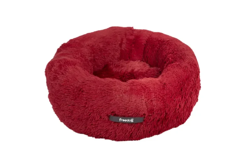 FREEDOG DONUT ANTIESTRES ROJO 50CM