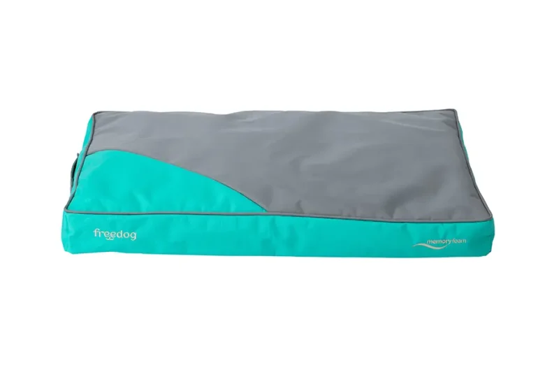 FREEDOG COLCHON MEMORY FOAM FLAT TURQUESA 71 X 122 X 10CM