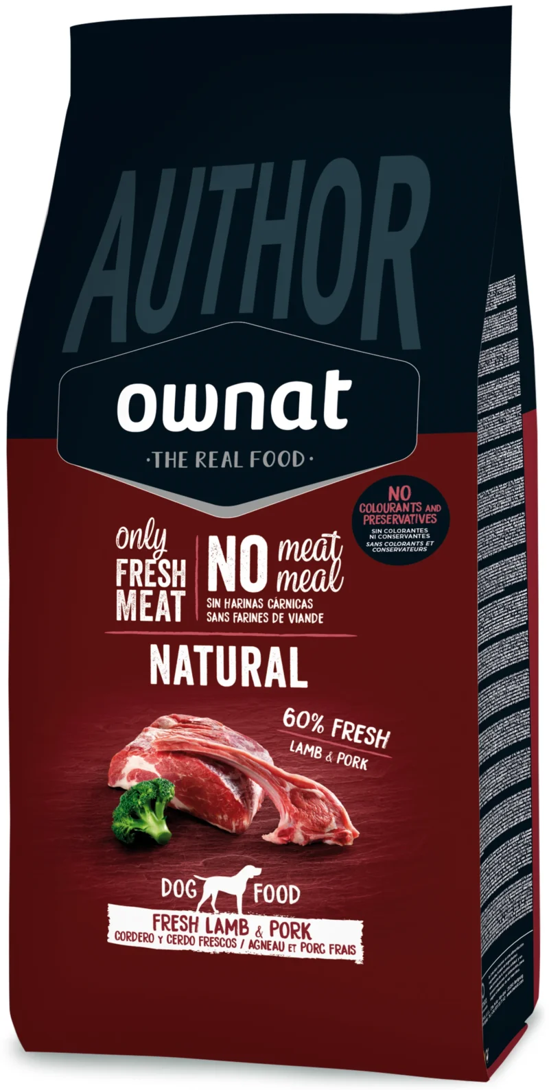 OWNAT AUTHOR FRESH LAMB & PORK DOG 3 KG (NDR)