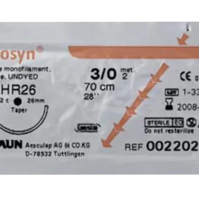 SUTURA MONOSYN VIOLET 4/0 HR22 70CM RCP 12UDS BRAUN