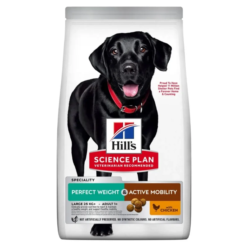 HILL'S HSP CANIN ADULT PERFECT WEIGHT/AC.MOBILITY LARGE 12KG