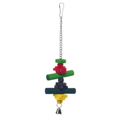 FERPLAST JUGUETE DE MADERA PARA LOROS 31CM CS