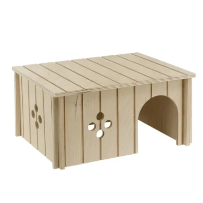 FERPLAST CASETA DE MADERA SIN PARA ROEDORES 33X23,6X16CM