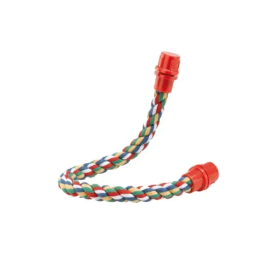 FERPLAST PERCHA FLEXIBLE DE ALGODON PARA LORO 37CM