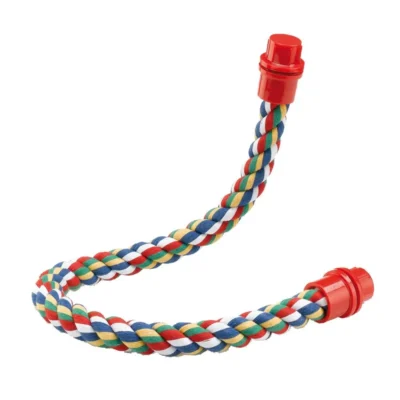 FERPLAST PERCHA FLEXIBLE DE ALGODON PARA LORO 75CM