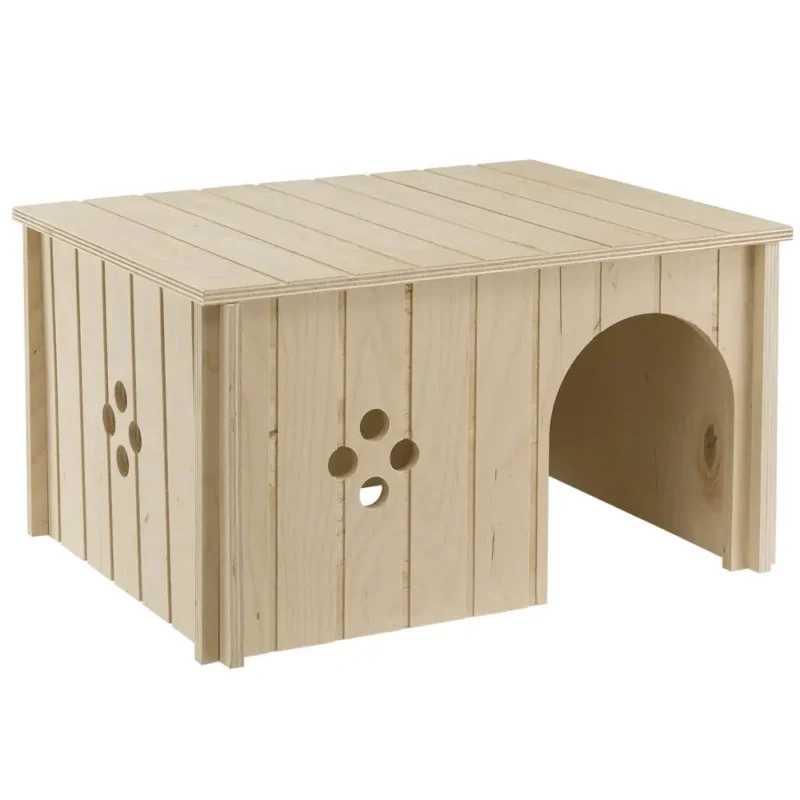 FERPLAST CASETA DE MADERA SIN PARA ROEDORES 37X27,7X20CM