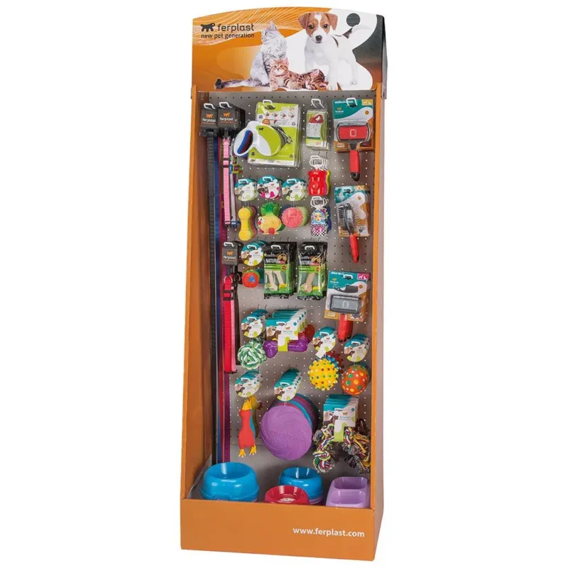 FERPLAST KIT COLLARES Y CORREAS MIXED ITEMS BOX DISPLAY