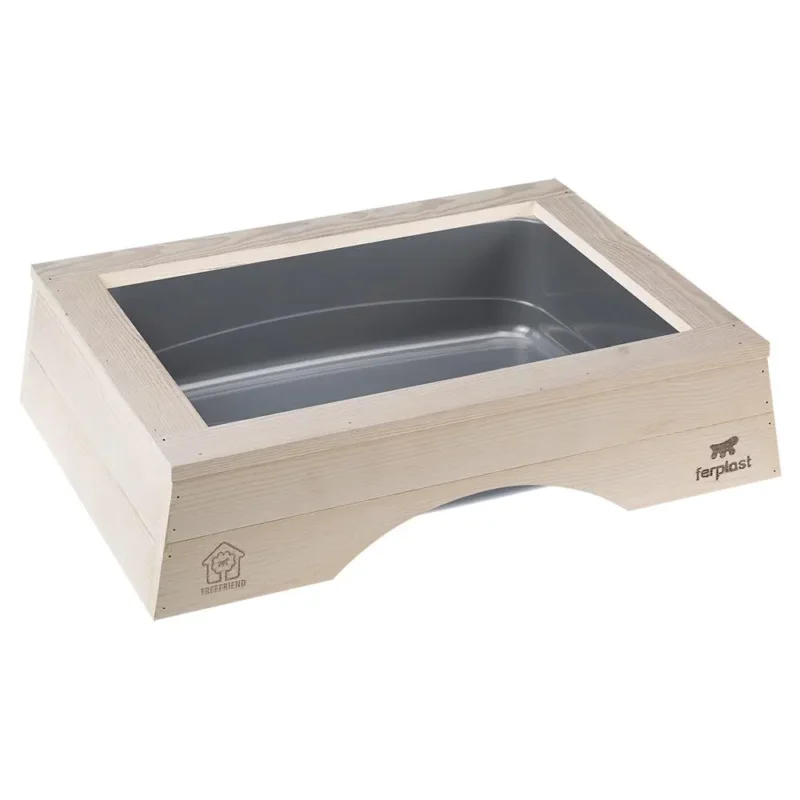 FERPLAST TOILETTE GATOS MADERA NIP 20