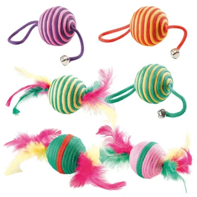FERPLAST JUGUETE GATO PA 6110 SMALL CORD BALL