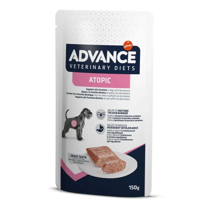 ADVANCE VET CANINE ATOPIC POUCH 8X150GR