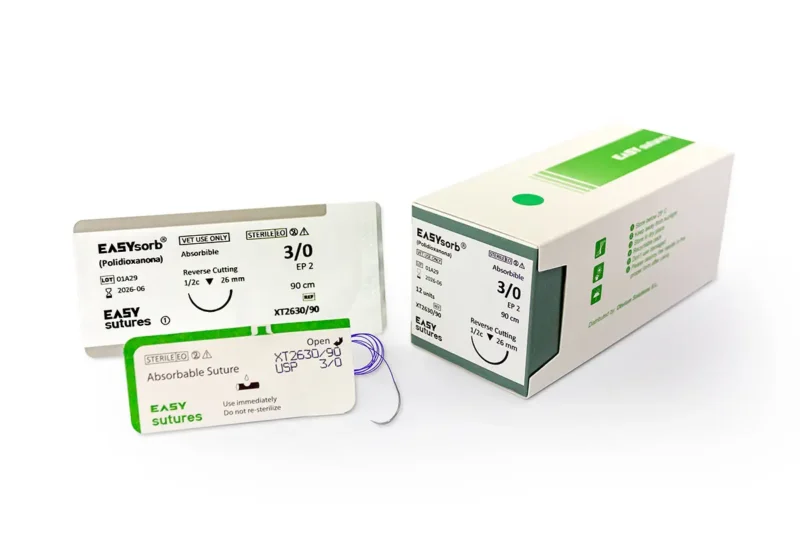 EASYSORB SUTURA ABSOR MONOF 36MM 1 TRIANG 1/2C 90CM  NDR