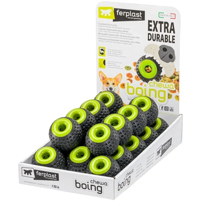 FERPLAST PELOTA DISPENSADORA CHEWA BOING MEDIUM DISPLAY 22UD