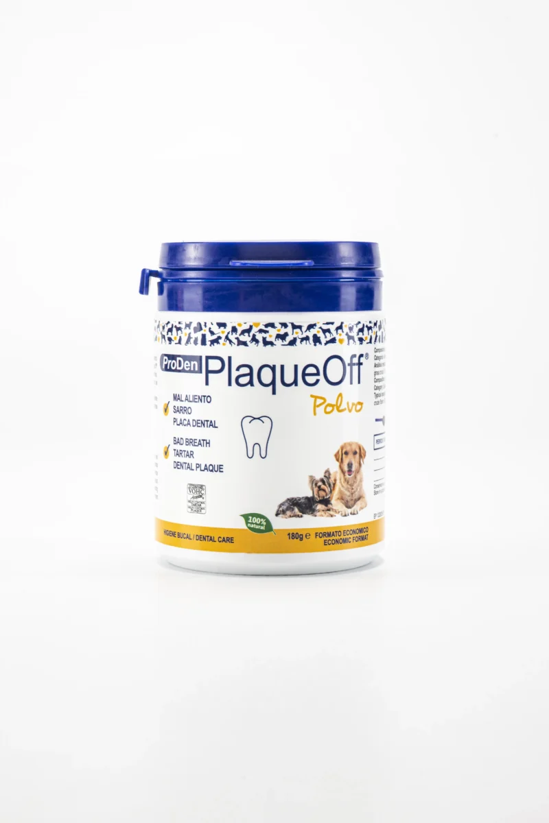 PLAQUEOFF PERRO GATO POLVO 180GR