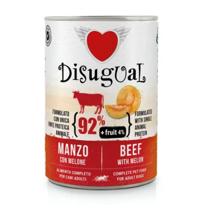 DISUGUAL FRUIT DOG TERNERA MELON 6X400GR