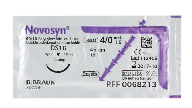 SUTURA NOVOSYN VIOLET 2/0 HS26 70CM 12UD BRAUN