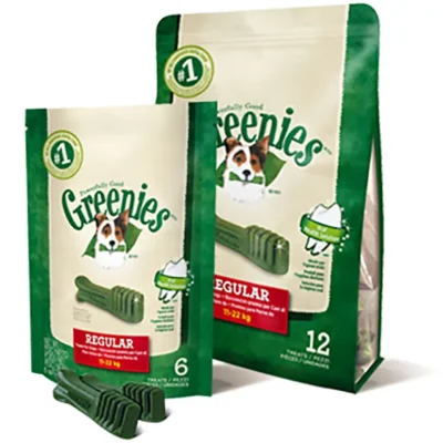 GREENIES DENTAL REGULAR CAJA 6X340GR (NDR)