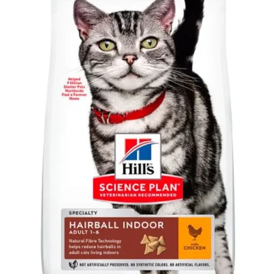 HILL'S HSP FELINE ADULT HAIRBALL & PERFECT COAT POLLO 7KG