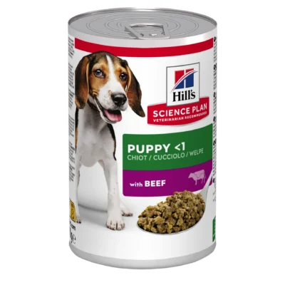 HILL'S HSP CANINE PUPPY TERNERA 12X 370GR