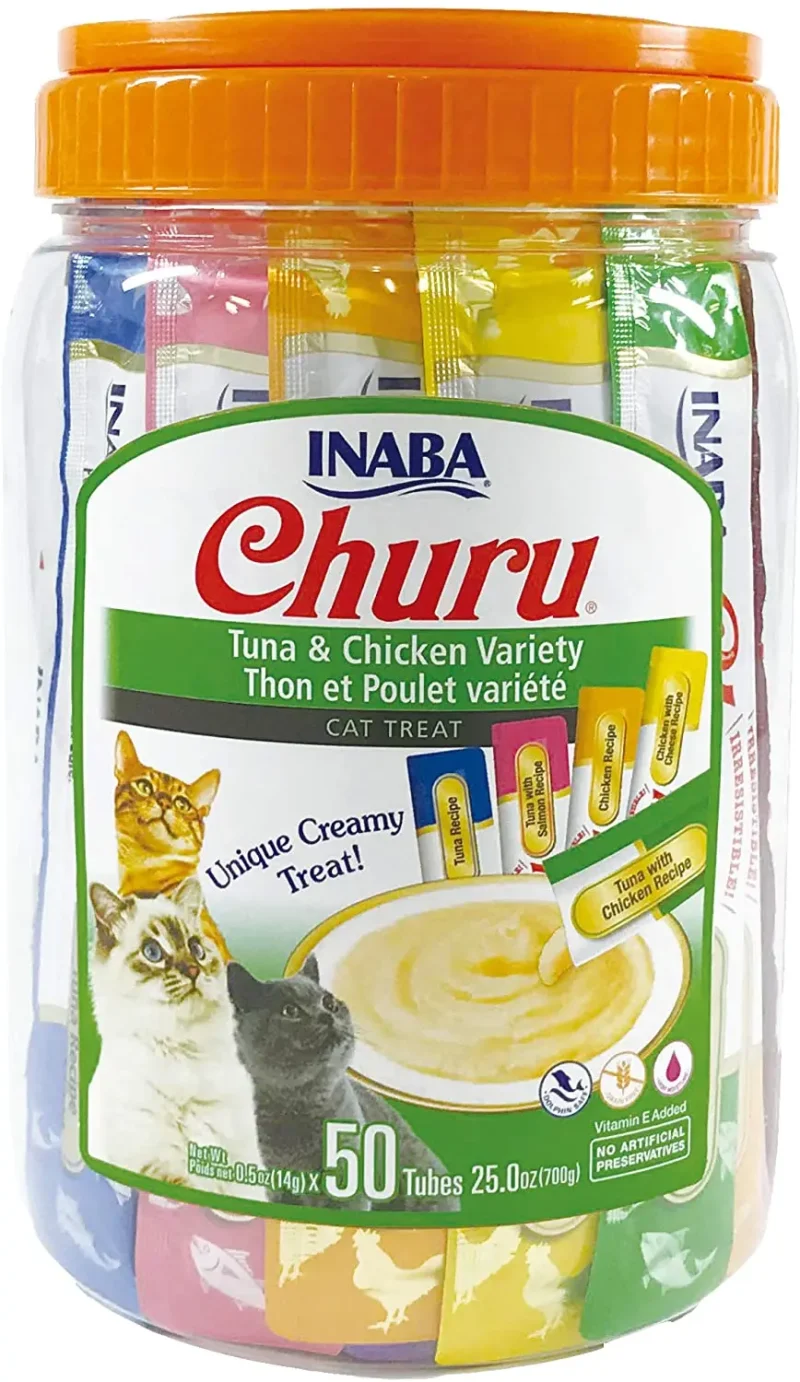 CHURU CAT VARIEDADES DE ATUN CON POLLO BOTE 50P 700 GR