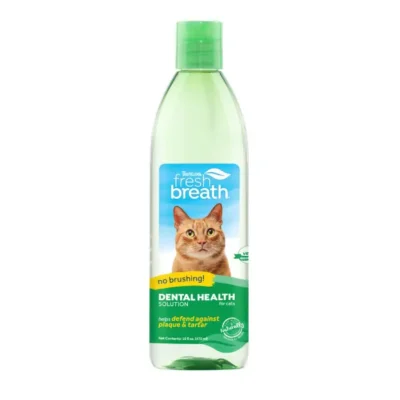 TROPICLEAN FRESH BREATH SOLUCION HIGIENE DENTAL GATOS 473ML