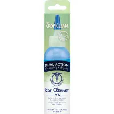 TROPICLEAN LIMPIADOR OIDOS DOBLE ACCION 118ML