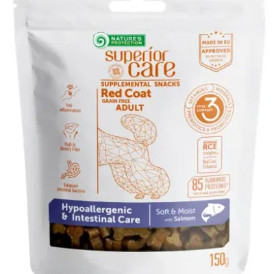NATURE'S P SC RED DOG SNACK HYPOALLER INTESTINAL SAL. 150GR
