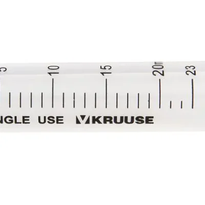 JERINGA DESEC 2 CUERPOS EXCONO CONCENTRICO 20ML 50UD KRUUSE