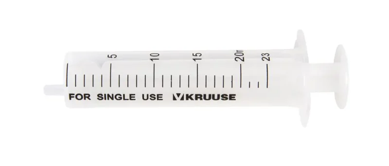 JERINGA DESEC 2 CUERPOS EXCONO CONCENTRICO 20ML 50UD KRUUSE
