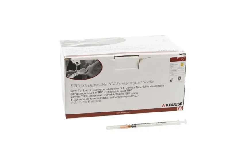 JERINGA DESEC TUBERCULINA 1ML CON AGUJA 25G 5/8 100UD KRUUSE