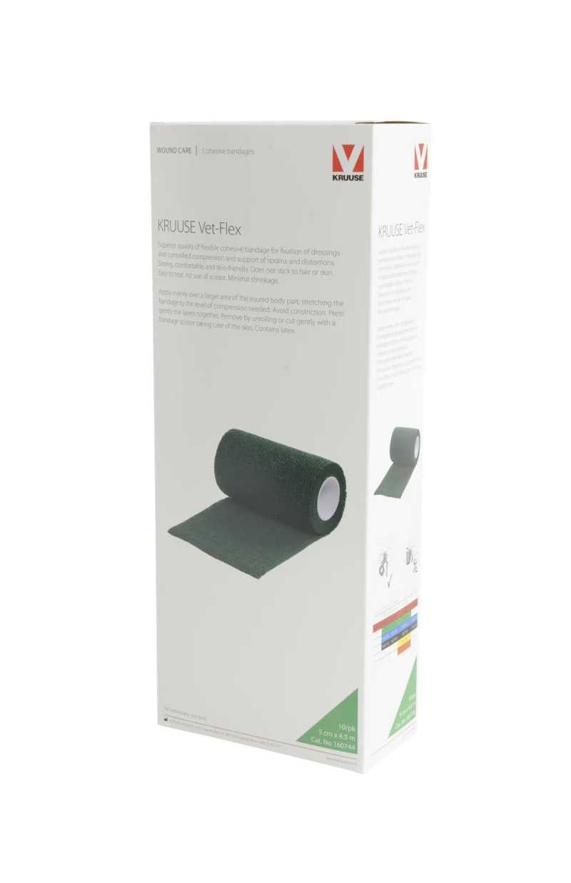 VET-FLEX 5CMX4,5 M VERDE 10UDS KRUUSE