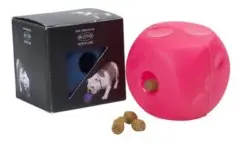BUSTER JUGUETE CUBO SUAVE P/COMIDA O PREMIOS AZUL 9CM KRUUSE