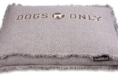 FUNDA BOXBED DOGS ONLY TAUPE 120X80