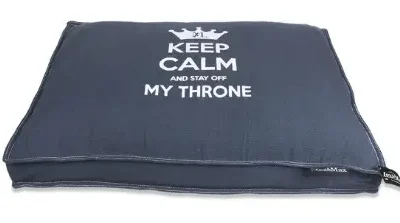 FUNDA BOXBED KEEP CALM GRIS 90X65
