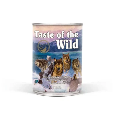 TASTE CANINE ADULT WETLANDS PATO CODORNIZ CAJA 12X390GR