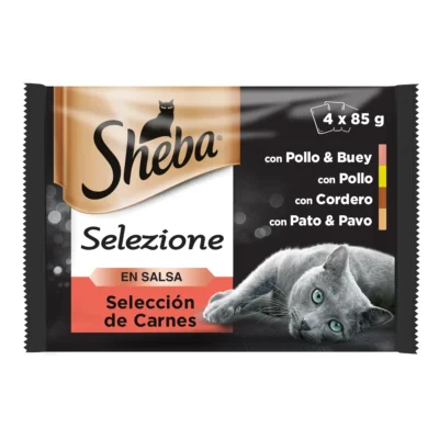 SHEBA CUISINE SELECCION CARNES CAJA 13X4X85GR