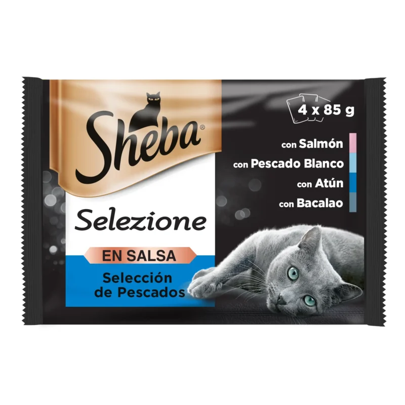 SHEBA CUISINE SELECCION PESCADOS CAJA 13X4X85GR