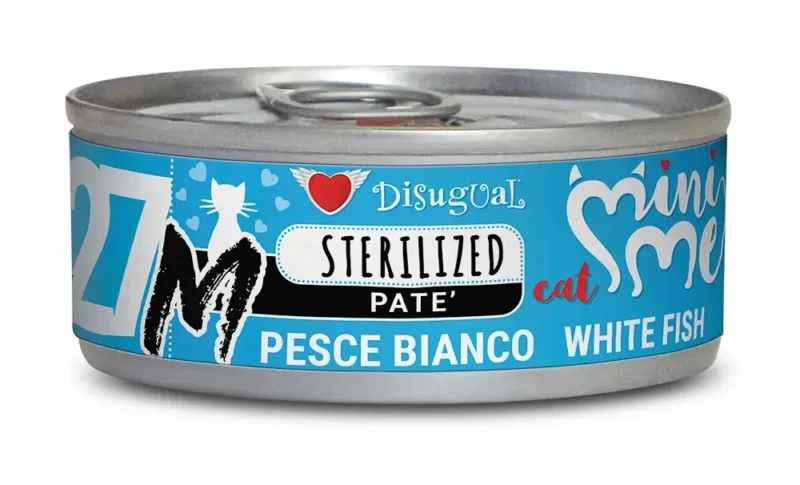 DISUGUAL MINI-ME M CAT ESTERILIZADO PESCADO BLANCO 12X85GR