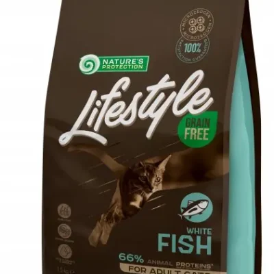 NATURE'S P CAT LIFESTYLE GRAIN FREE PESCADO BLANCO 1,5KG