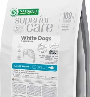 NATURE'S P SC WHITE DOG ADULT GRAIN FREE PESCADO BLANCO 10KG
