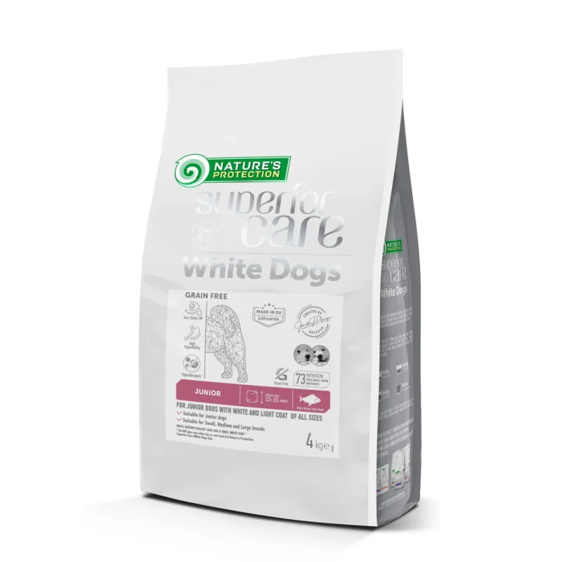 NATURE'S P SC WHITE DOG JUNIOR GRAIN FREE PESCADO BLANCO 4KG