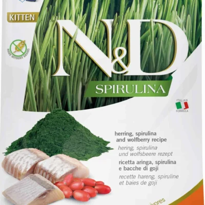 FARMINA ND CAT SPIRULINA KITTEN ARENQUE 1,5KG