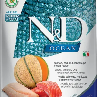 FARMINA ND DOG OCEAN SALMON BACALAO MEDIUM MAXI 2,5KG