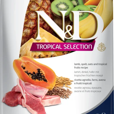 FARMINA ND DOG PUPPY TROPICAL SELECTION MED MAXI CORDERO 10K