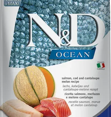 FARMINA ND DOG OCEAN SALMON BACALAO MEDIUM MAXI 12KG