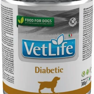 FARMINA VET LIFE NATURAL DIET DOG DIABETIC 6X300GR