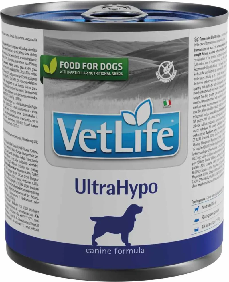 FARMINA VET LIFE DOG ULTRAHYPO CAJA 6X300GR