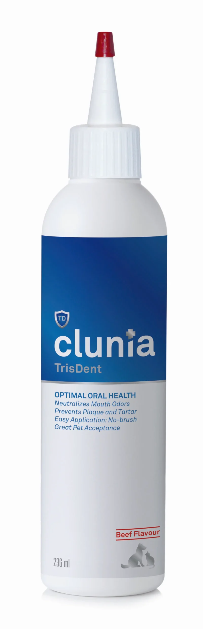 CLUNIA TRISDENT PERRO GATO 236ML (NDR)