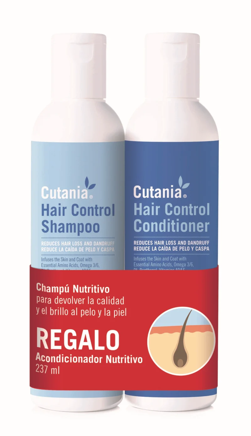 CUTANIA HAIR CONTROL PERRO GATO PACK 236ML (NDR)