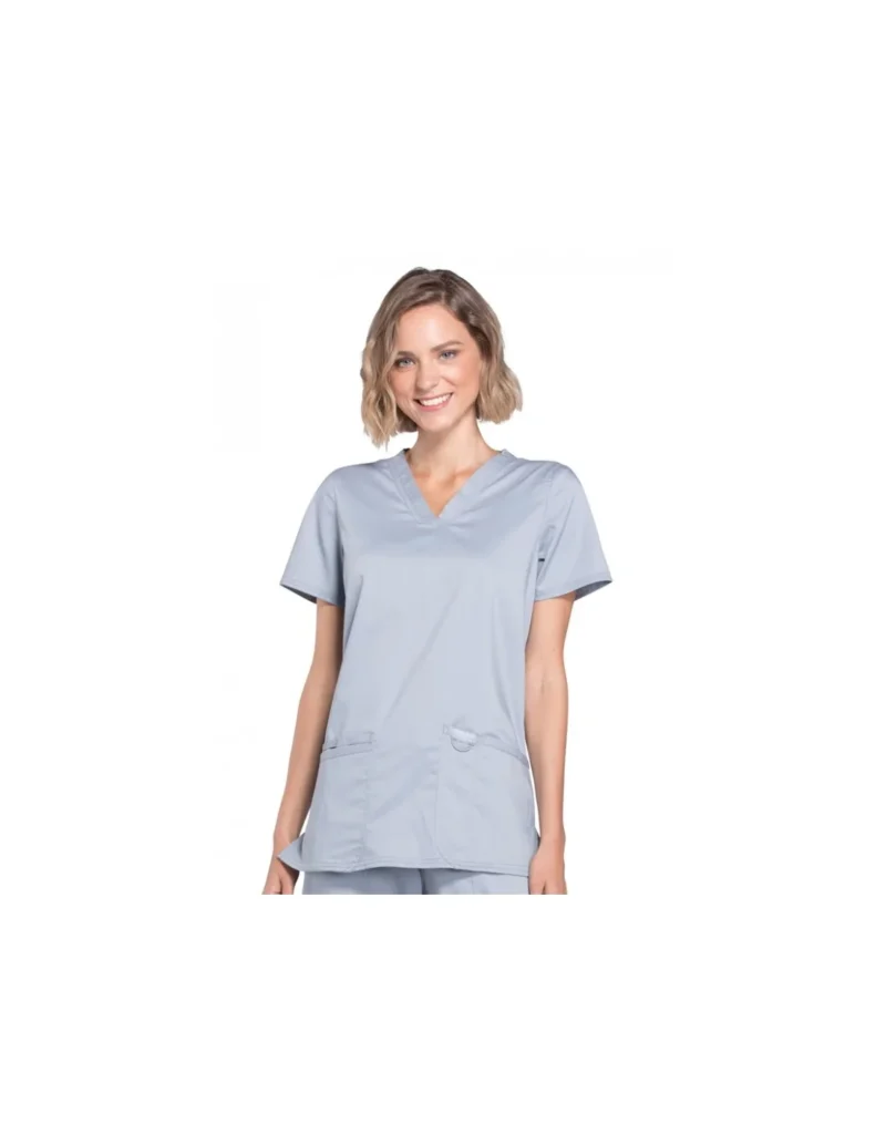 CHEROKEE TOP FEMENINO CUELLO V REVOLUTION GRY / TALLA: S