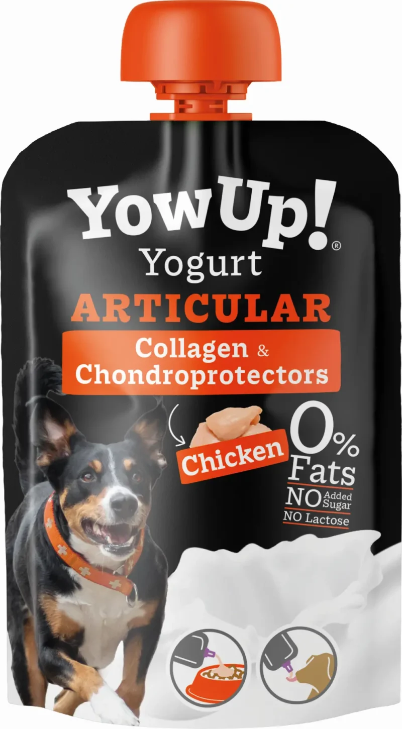 YOW UP POUCH YOGUR PERROS ARTICULAR CAJA DISPLAY 10X115GR